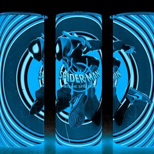 Glow in the Dark Spiderman Into the Spiderverse Cup Mug Tumbler  20oz